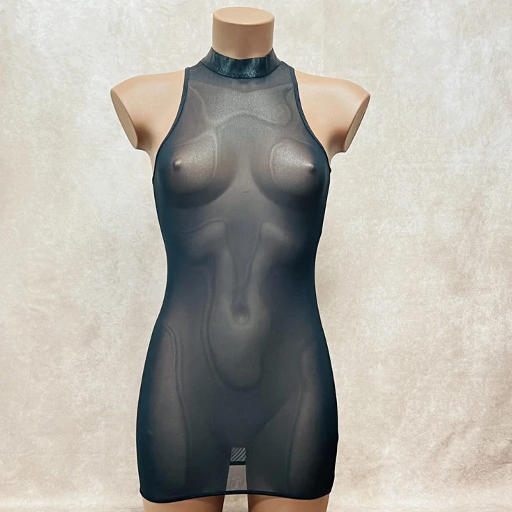 Collection Exclusive Paradise Boutik Robe Courte Moulante En Tulle Transparent 3 Collection Exclusive Paradise Boutik Robe Courte Moulante En Tulle Transparent