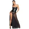 Robe Longue 'Bustier Et Voile' – Noir Handmade 2 Robe Longue 'Bustier Et Voile' – Noir Handmade -Sextoys boutique robe longue bustier et voile noir handmade