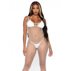 Robe Longue En Résille - Leg Avenue 15 Robe Longue En Résille - Leg Avenue -Sextoys boutique robe longue en resille leg avenue 4