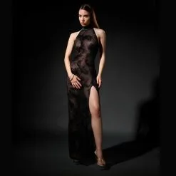 Robe Longue Fendue ‘Cygne’ – Patrice Catanzaro 8 Robe Longue Fendue ‘Cygne’ – Patrice Catanzaro -Sextoys boutique robe longue fendue cygne patrice catanzaro 2