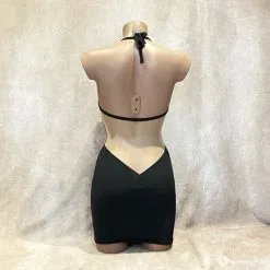 Robe Moulante ‘Décolleté Et Broderies Dorées’ – OutX -Sextoys boutique robe moulante decollete et broderies dorees outx 1