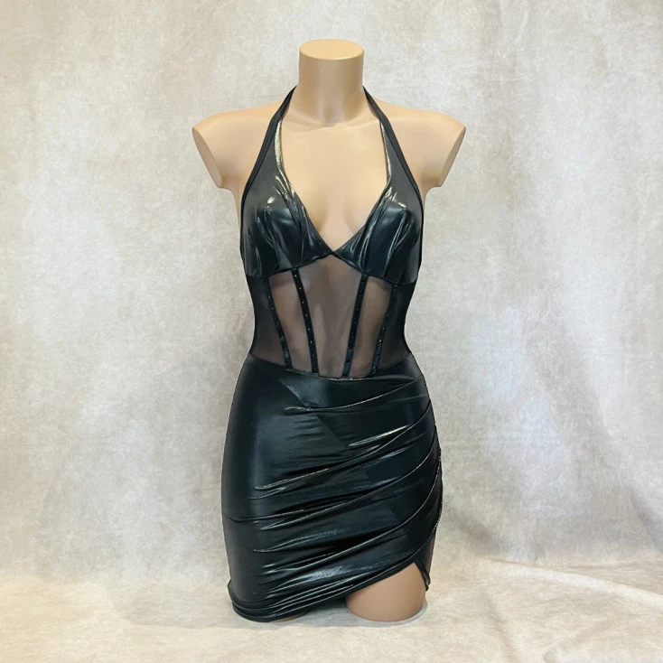 Robe Moulante Sexy Avec Strass – OutX 3 Robe Moulante Sexy Avec Strass – OutX