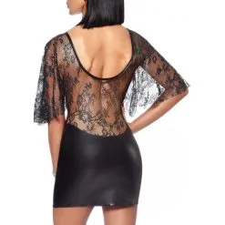 Patrice Catanzaro Robe Mulan Dentelle Et Wetlook - Catanzaro 9 Patrice Catanzaro Robe Mulan Dentelle Et Wetlook - Catanzaro -Sextoys boutique robe mulan dentelle et wetlook catanzaro 1