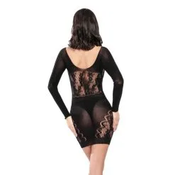 Robe Sexy Manches Longues 6 Robe Sexy Manches Longues -Sextoys boutique robe opaque manche longue 1