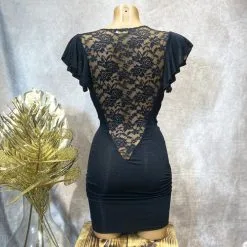 Collection Exclusive Paradise Boutik Robe Dentelle Au Dos - Prêt-à-Porter Paradise Boutik -Sextoys boutique robe sexy col v profond 7