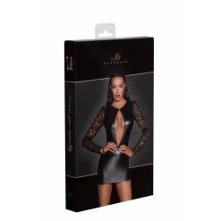 Robe Wetlook & Manches Longues En Dentelle – Noir Handmade 13 Robe Wetlook & Manches Longues En Dentelle – Noir Handmade -Sextoys boutique robe wetlook manches longues en dentelle noir handmade 5