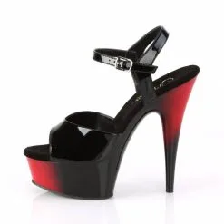 Sandales à Talon Et Plateforme Contraste Noir Et Rouge - Pleaser USA 8 Sandales à Talon Et Plateforme Contraste Noir Et Rouge - Pleaser USA -Sextoys boutique sandales a talon et plateforme contraste noir et rouge pleaser usa 2