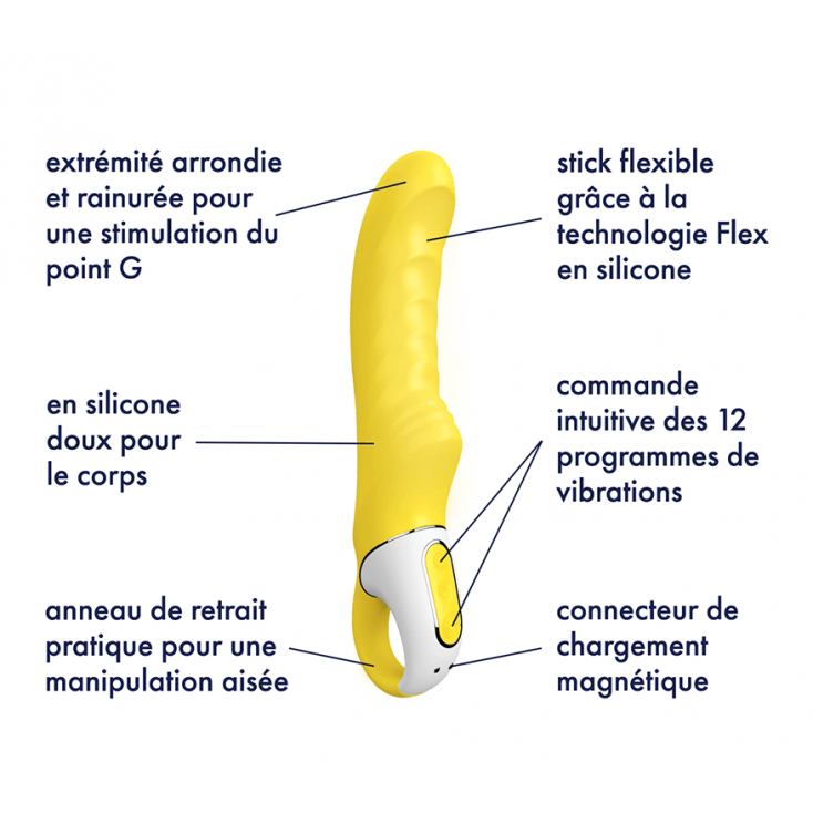 Vibromasseur Point G Yummy Sunshine - Satisfyer 4 Vibromasseur Point G Yummy Sunshine - Satisfyer – Image 2