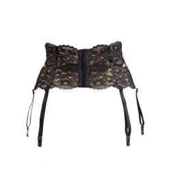 Serre Taille Porte-jarretelle En Dentelle "Réglisse" De Luxxa Lingerie 10 Serre Taille Porte-jarretelle En Dentelle "Réglisse" De Luxxa Lingerie -Sextoys boutique serre taille porte jarretelle collection reglisse 1