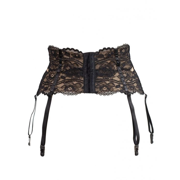 Serre Taille Porte-jarretelle En Dentelle "Réglisse" De Luxxa Lingerie 4 Serre Taille Porte-jarretelle En Dentelle "Réglisse" De Luxxa Lingerie – Image 2