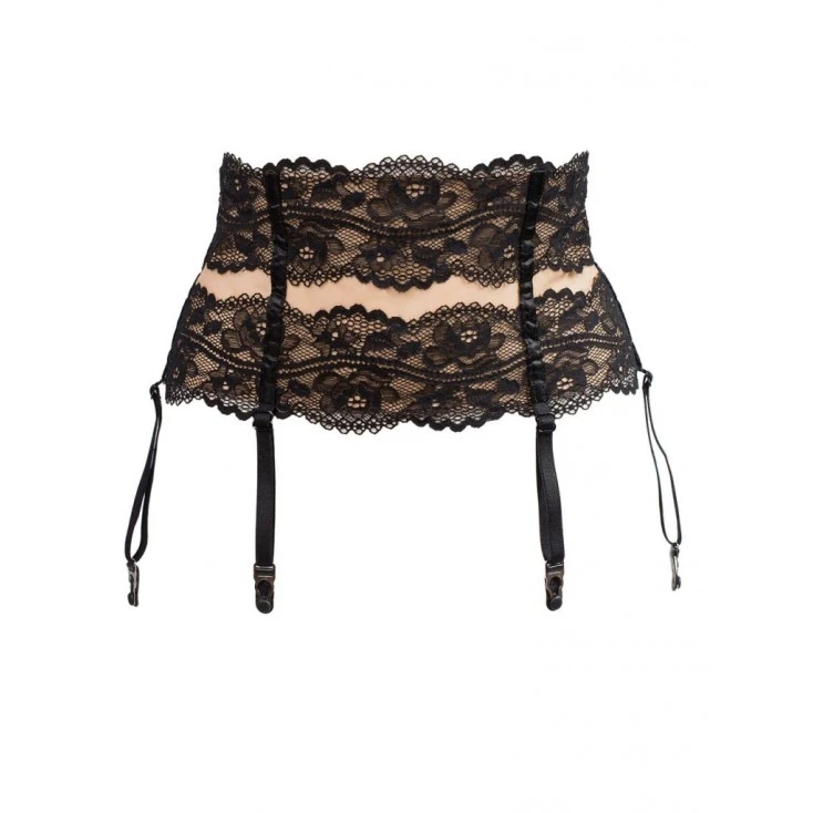 Serre Taille Porte-jarretelle En Dentelle "Réglisse" De Luxxa Lingerie 3 Serre Taille Porte-jarretelle En Dentelle "Réglisse" De Luxxa Lingerie