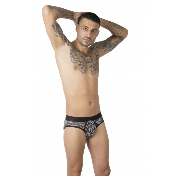 Slip Pour Homme Motifs Floqués - Eros Veneziani 5 Slip Pour Homme Motifs Floqués - Eros Veneziani – Image 3