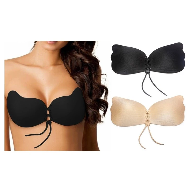 Soutien-gorge Adhésif Push-up à Lacets 3 Soutien-gorge Adhésif Push-up à Lacets