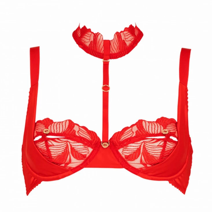 Soutien-Gorge Rouge Avec Harnais ‘Libertine’ – Impudique By Catanzaro 7 Soutien-Gorge Rouge Avec Harnais ‘Libertine’ – Impudique By Catanzaro – Image 5