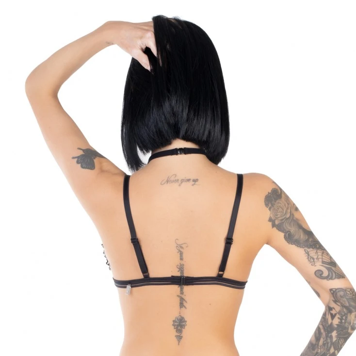 Soutien-gorge Triangle Entrouvert Avec Harnais Amovible - Eros Veneziani 8 Soutien-gorge Triangle Entrouvert Avec Harnais Amovible - Eros Veneziani – Image 6