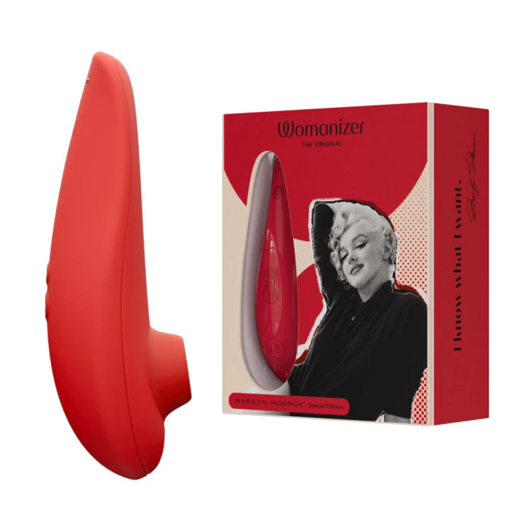 Stimulateur Clitoridien ‘Marilyn Monroe Special Edition’ Rouge - Womanizer 3 Stimulateur Clitoridien ‘Marilyn Monroe Special Edition’ Rouge - Womanizer