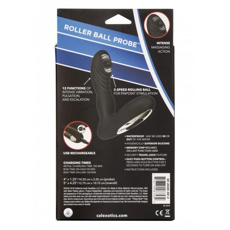 Stimulateur Prostatique Vibrant « Eclipse Roler Ball Prober » - CalExotics 8 Stimulateur Prostatique Vibrant « Eclipse Roler Ball Prober » - CalExotics – Image 6