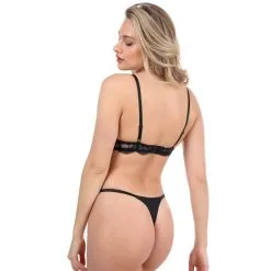 String Dentelle Et Satin ‘Valse’ - Jolidon -Sextoys boutique string dentelle et satin valse jolidon 4