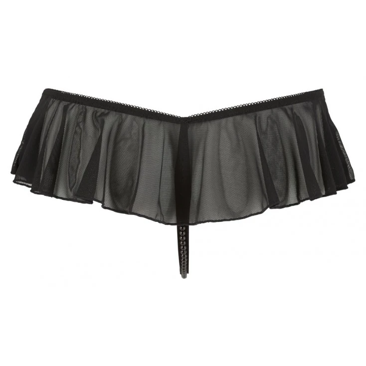 String Nu Volant Et Perles - Cottelli Collection 7 String Nu Volant Et Perles - Cottelli Collection – Image 5