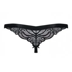 String Ouvert Broderie Guipure - Obsessive 9 String Ouvert Broderie Guipure - Obsessive -Sextoys boutique string ouvert broderie guipure obsessive 3