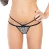 String Ouvert Dentelle Bicolore - Eros Veneziani -Sextoys boutique string ouvert dentelle bicolore eros veneziani