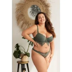 Tanga ‘Berry’ Kaki – Valege Lingerie -Sextoys boutique tanga berry kaki valege lingerie 2