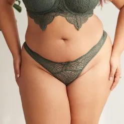 Tanga ‘Berry’ Kaki – Valege Lingerie