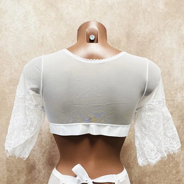 Top Dentelle à Cils à Nouer - Eros Veneziani 6 Top Dentelle à Cils à Nouer - Eros Veneziani – Image 4