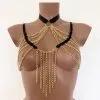 Collection Exclusive Paradise Boutik Top Harnais Ouvert Avec Bijoux Chaînettes 2 Collection Exclusive Paradise Boutik Top Harnais Ouvert Avec Bijoux Chaînettes -Sextoys boutique top harnais ouvert bijoux chainettes