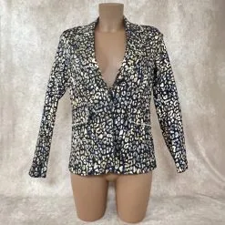 Veste Imprimé Léopard Doré 8 Veste Imprimé Léopard Doré -Sextoys boutique veste imprime leopard dore 2