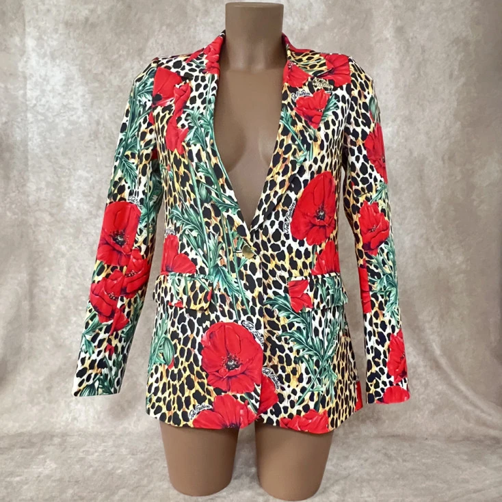 Veste Imprimé Léopard Et Strass 5 Veste Imprimé Léopard Et Strass – Image 3