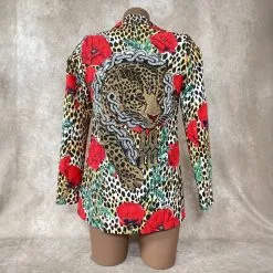 Veste Imprimé Léopard Et Strass 9 Veste Imprimé Léopard Et Strass -Sextoys boutique veste imprimes leopard et strass 3