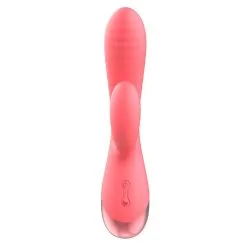 Vibromasseur Rabbit Avec Emboût Nervuré ‘Juboo’ 6 Vibromasseur Rabbit Avec Emboût Nervuré ‘Juboo’ -Sextoys boutique vibromasseur rabbit embout nervure juboo 1